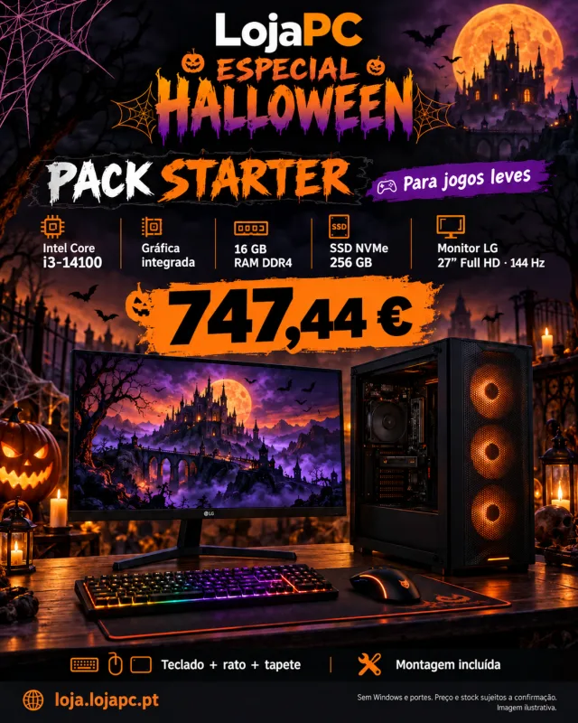Pack Starter Halloween da Loja Pc