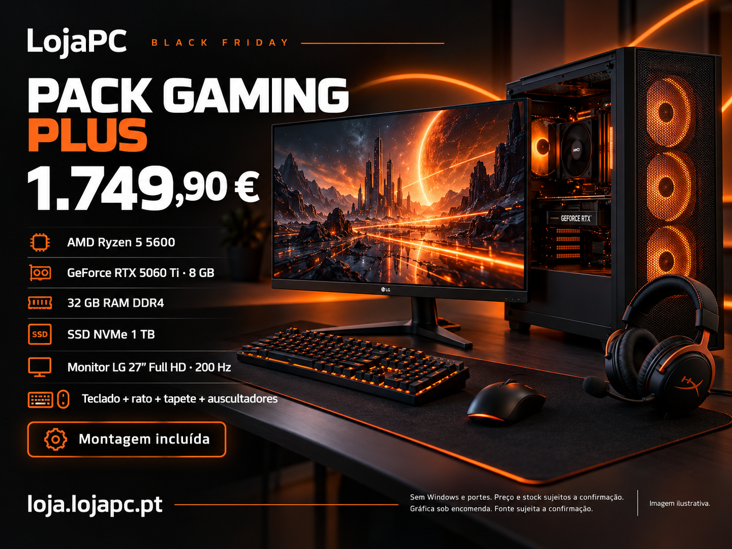 🟠 BLACK FRIDAY | PACK GAMING PLUS