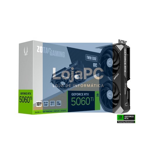 ZOTAC RTX 5060TI 16GB TWIN EDGE OC GDDR7 graphics card