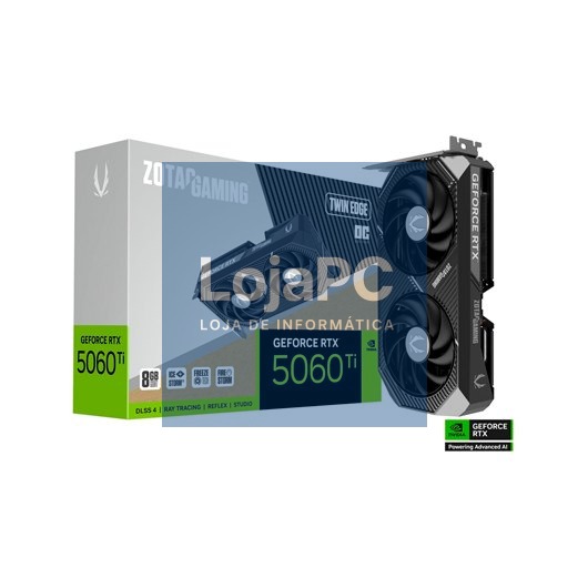 ZOTAC Graphics Card RTX 5060TI TWIN EDGE OC 8GB