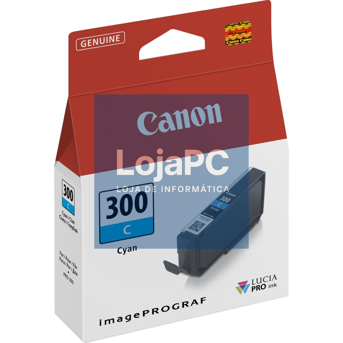 CANON 1LB PFI-300 C EUR/OCN cyan ink tank