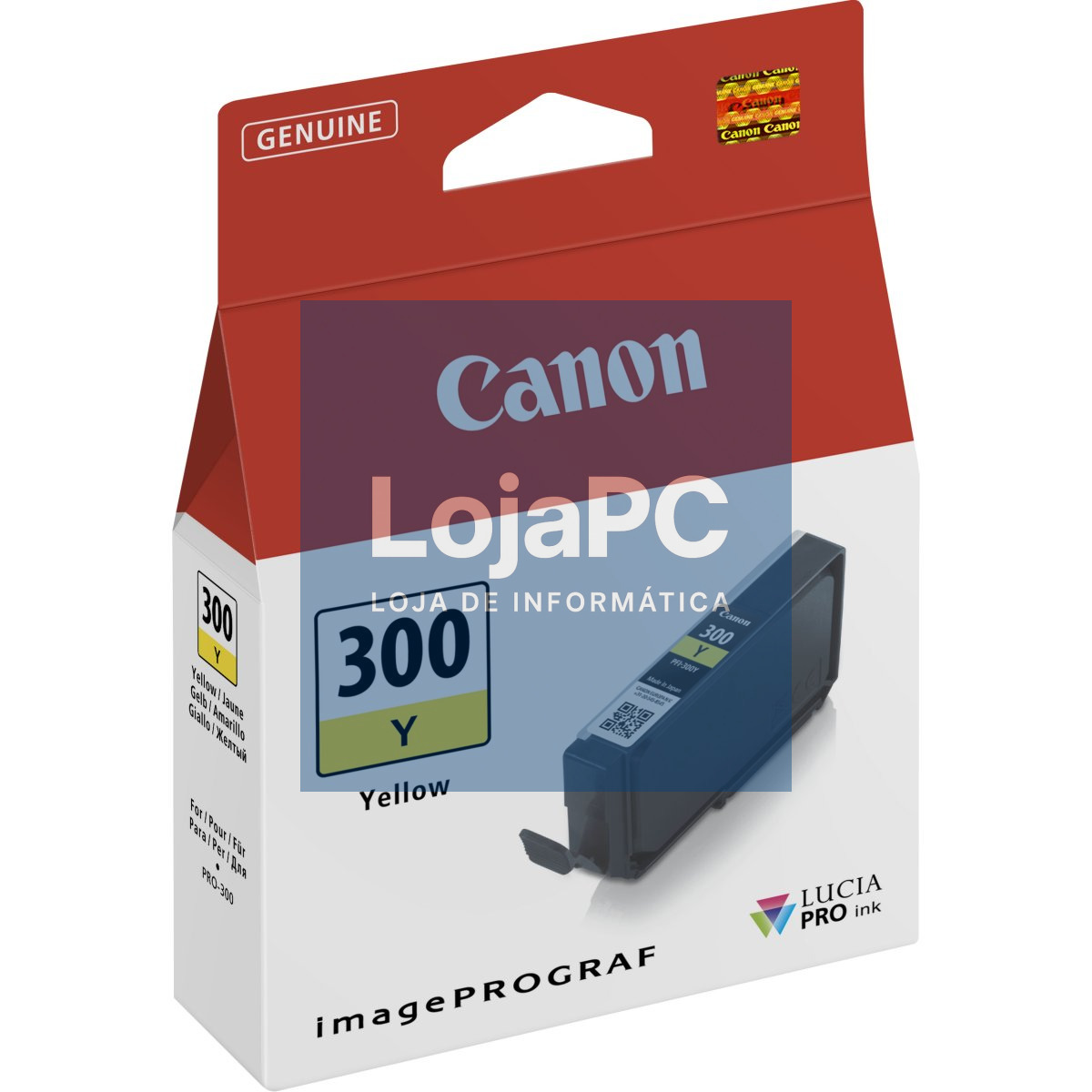 CANON 1LB PFI-300 Y EUR/OCN yellow ink tank