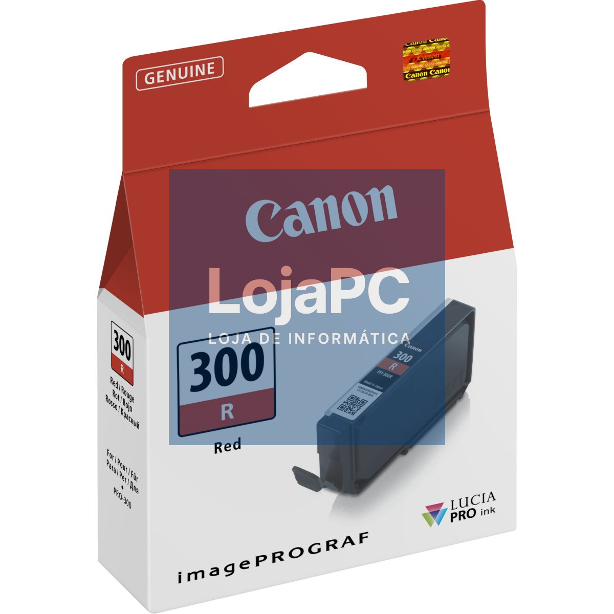 CANON 1LB PFI-300 R EUR/OCN red ink tank