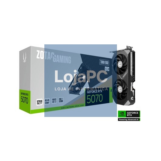 ZOTAC RTX 5070 TWIN EDGE 12GB GRAPHICS CARD