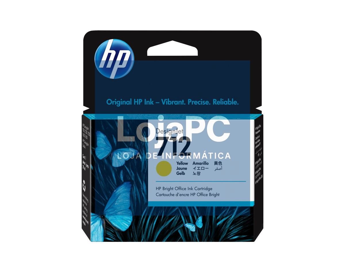 HP 712 29-ml Yellow DesignJet Ink Cartridge