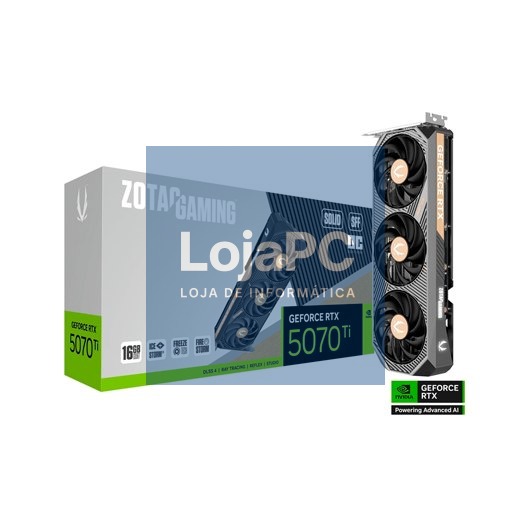 ZOTAC RTX 5070TI SOLID SFF OC 16GB GRAPHICS CARD