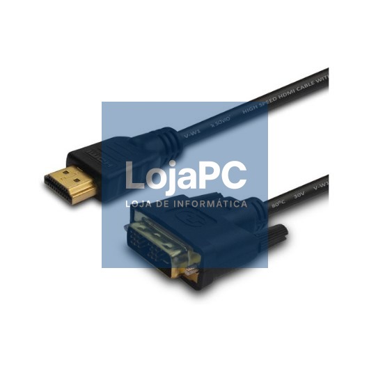 CABLE HDMI (M) - DVI 18+1 (M) 1.5M SAVIO CL-10