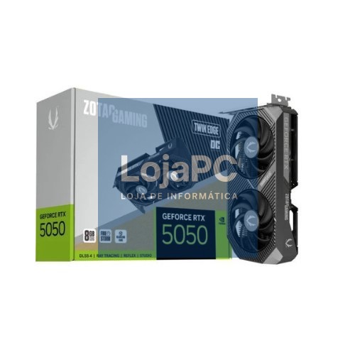 TARJETA GRÁFICA ZOTAC GAMING RTX 5050 OC TWIN EDGE 8GB GDDR7