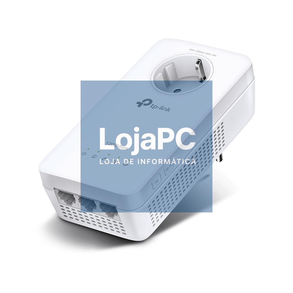 TP-LINK AV1300 Gigabit Passthrough Powerline ac Wi-Fi Extender 300Mbps at 2.4GHz + 867Mbps at 5GHz 1300Mbps