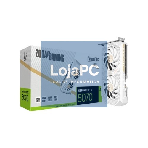 VGA ZOTAC RTX 5070 TWIN EDGE OC 12GB GDDR7 WHITE