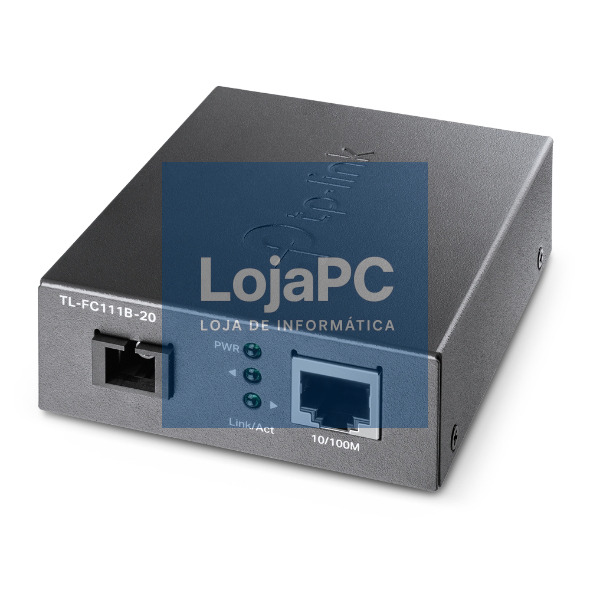 TP-LINK TL-FC111B-20 10/100 RJ45 to 100Mbps Single-mode SC WDM Bi-Directional Fiber Converter TX:1550 RX:1310 20km