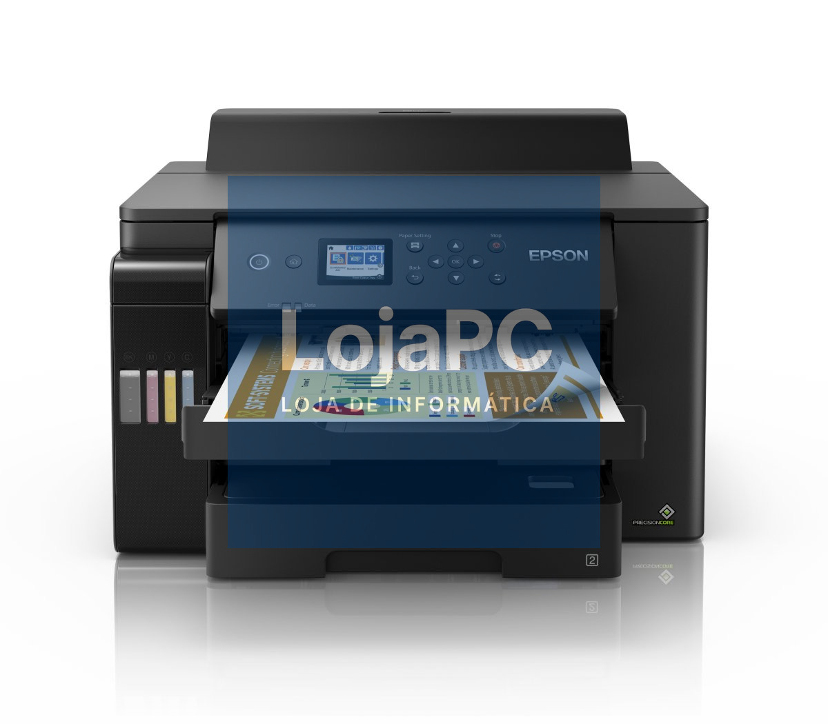 EPSON EcoTank ET-16150 Printer colour Duplex ink-jet A3 4800x1200dpi 25ppm mono/25ppm colour 550 sheets USB LAN Wi-Fi black
