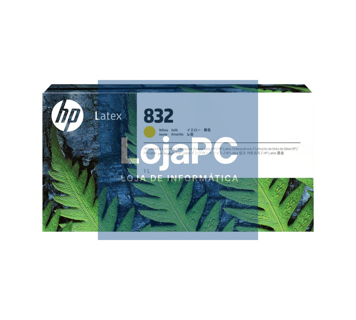 HP 832 1L Yellow Latex Ink Cartridge