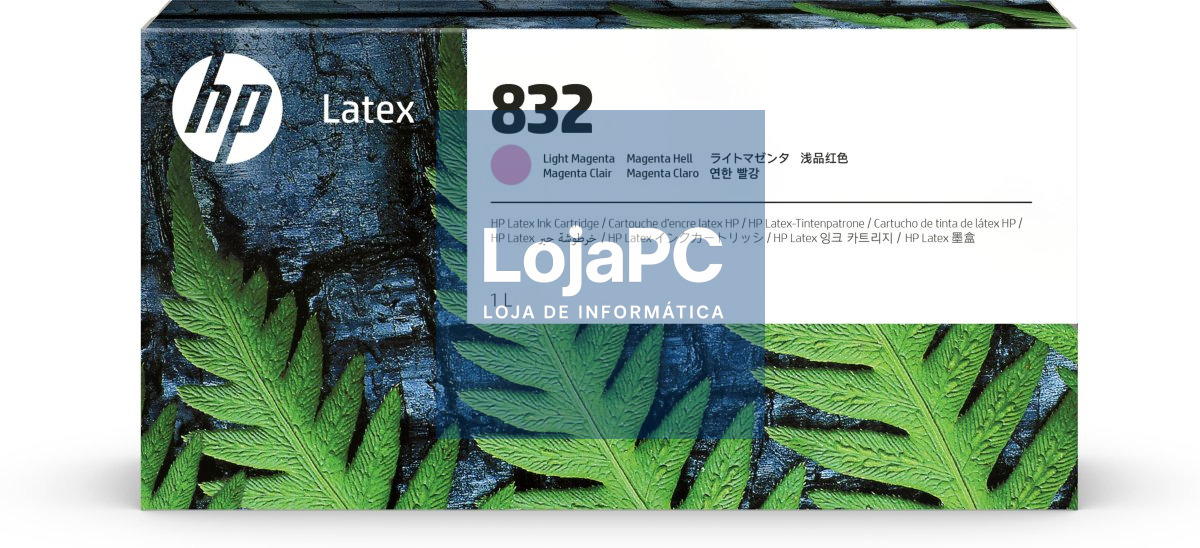 HP 832 1L Lt Magenta Latex Ink Crtg