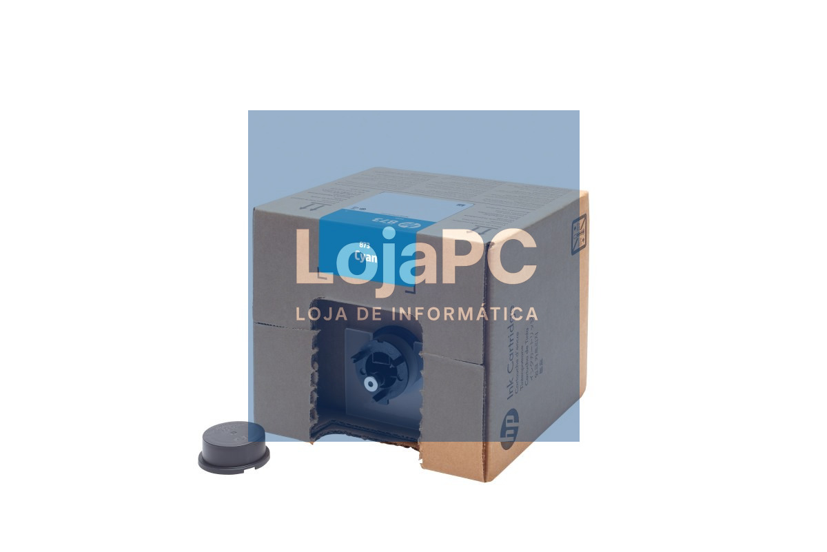 HP 873 3-liter Cyan Latex Ink Cartridge
