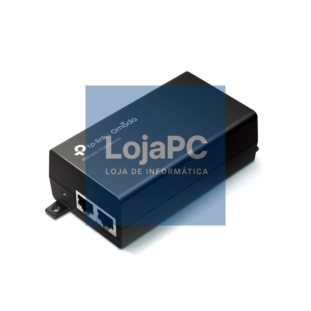 TP-LINK PoE+ Injector Adapter 1x Gigabit PoE Port 1x Gigabit Non-PoE Port