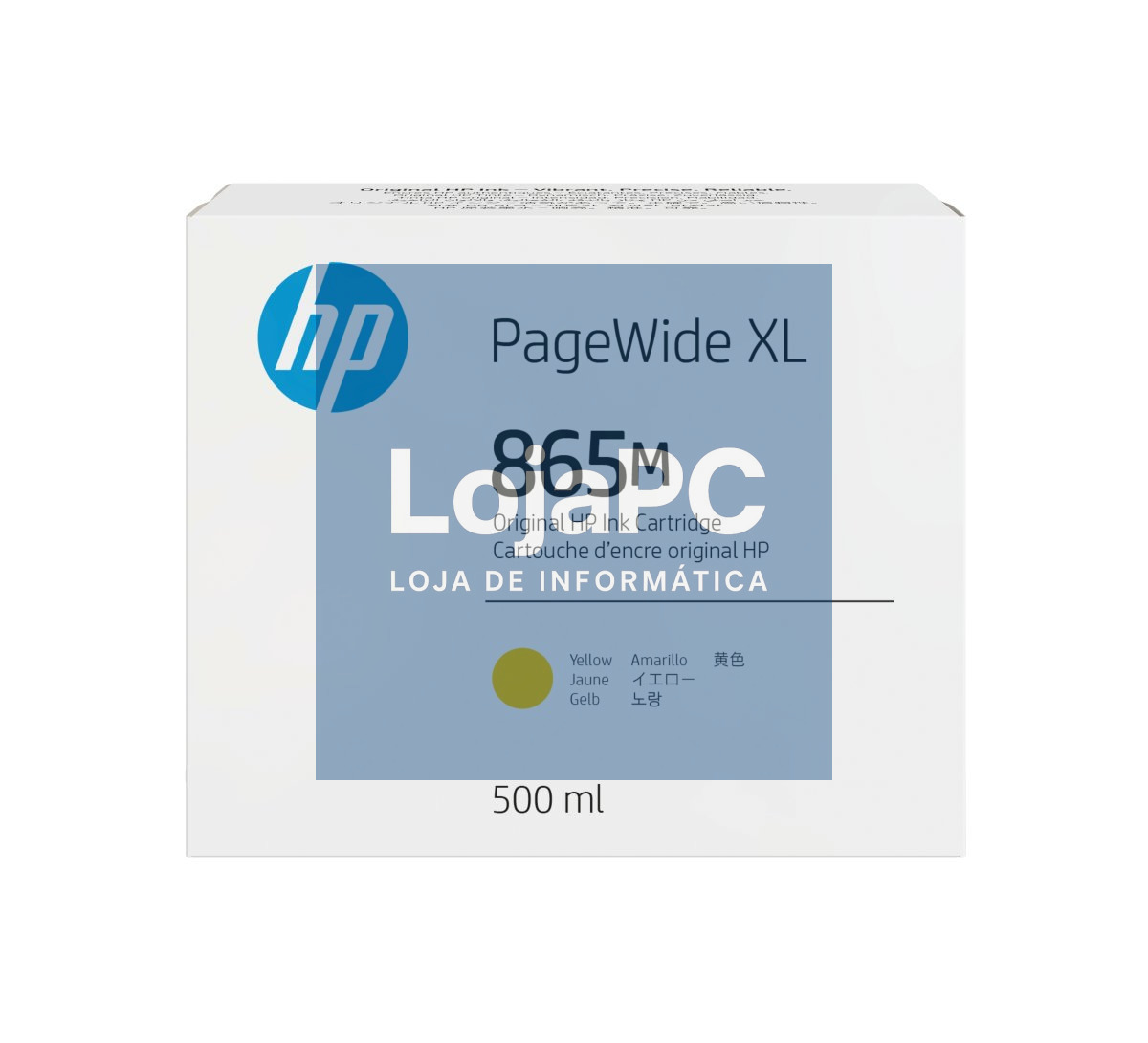 HP 865M 500ml Yellow PageWide XL Ink Crtg