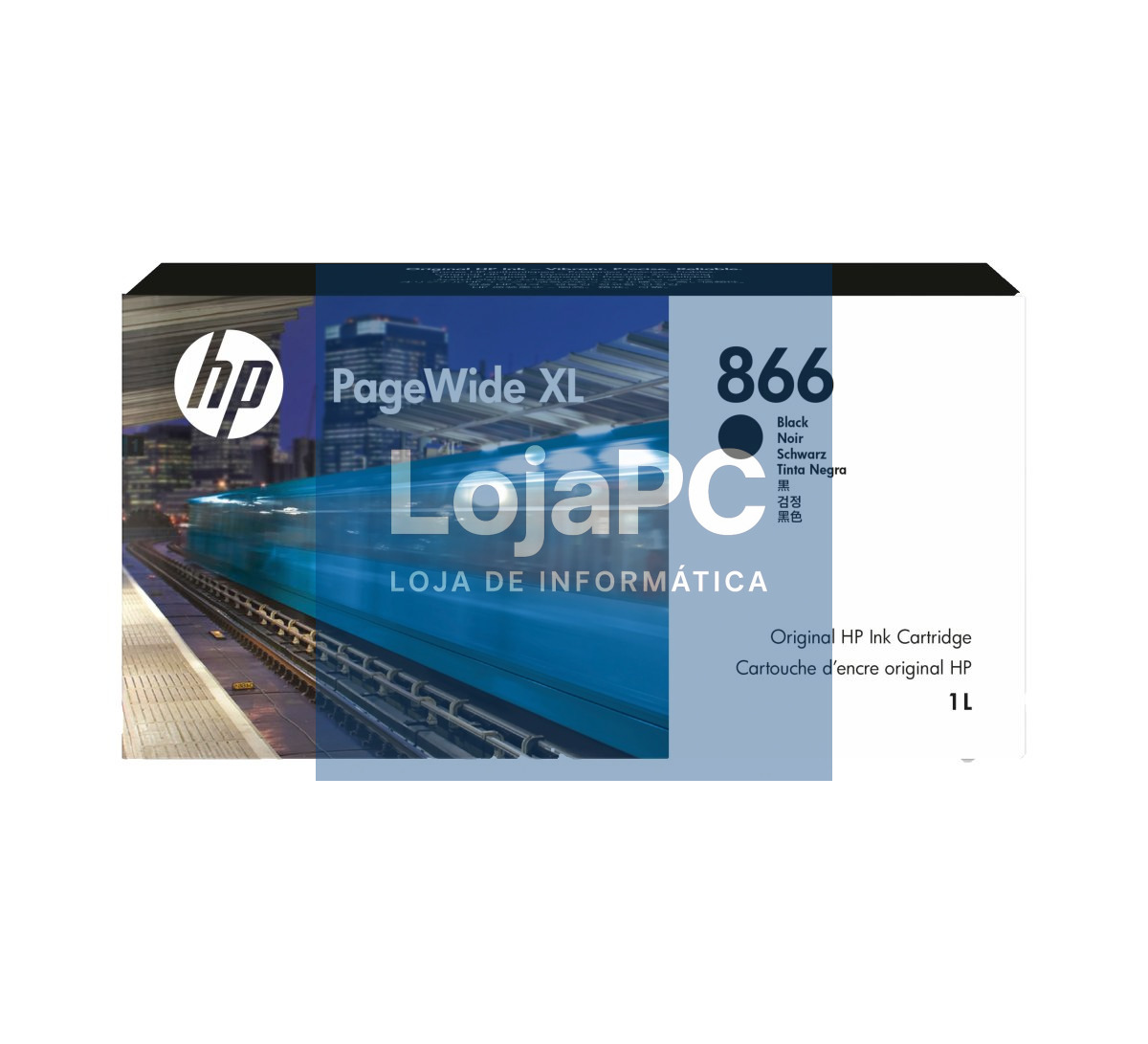 HP 866 1L Black PageWide XL Ink Crtg