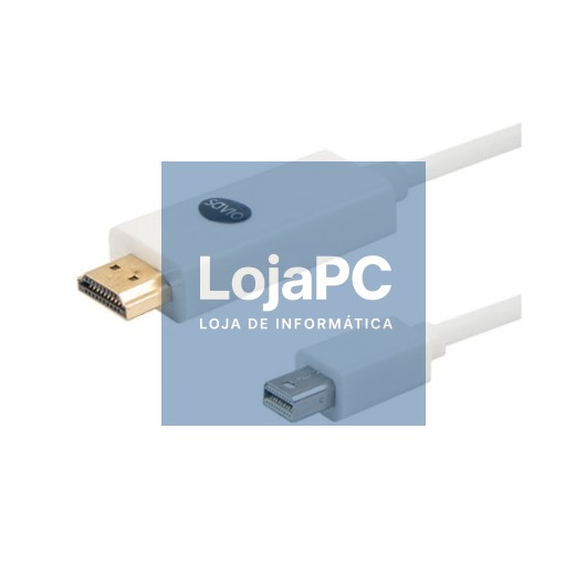 CABLE MINI DISPLAYPORT M A HDMI M 1.8M SAVIO CL-83