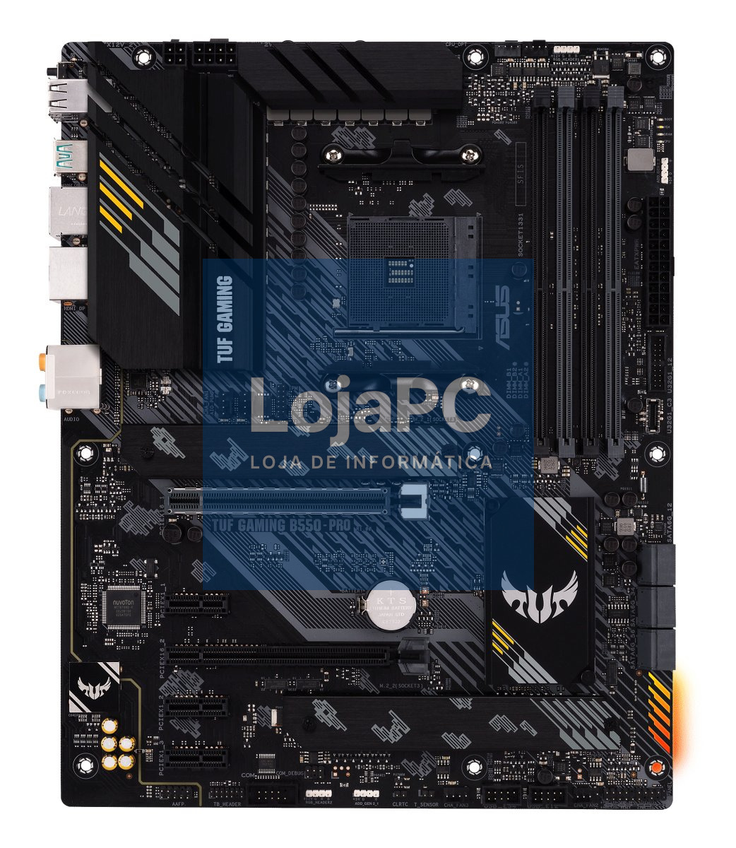 ASUS TUF GAMING B550-PRO AM4 PCIe 4.0 dual M.2 x16 SATA 6Gbps 2.5Gb Ethernet HDMI DisplayPort