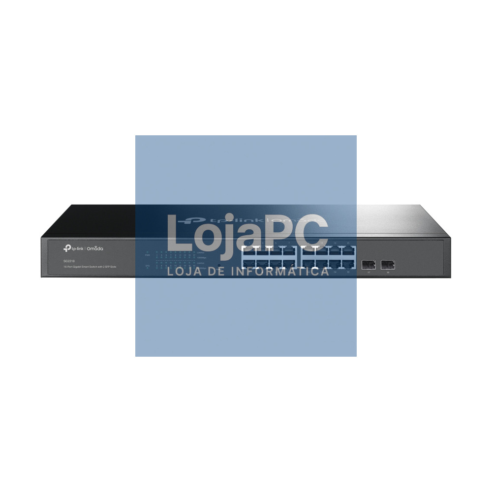 TP-LINK TL-SG2218 JetStream 16-Port Gigabit Smart Switch with 2 Gigabit SFP Slots Omada SDN