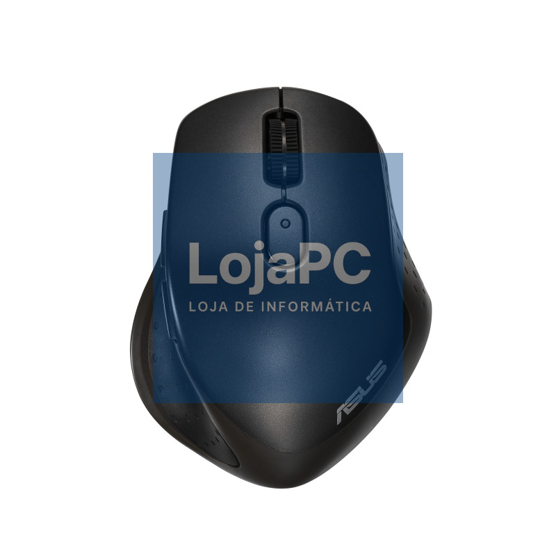 ASUS Optical Mouse MW203 Wireless + Bluetooth 2.4GHz 1000/1600/2400dpi 96g silent 10meters ergonomical for right hand Black
