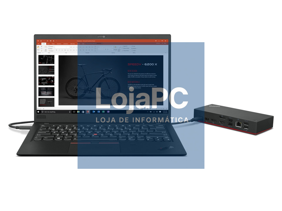LENOVO ThinkPad Universal USB-C Dock Docking station USB-C HDMI 2xDP 1GbE 90 Watt