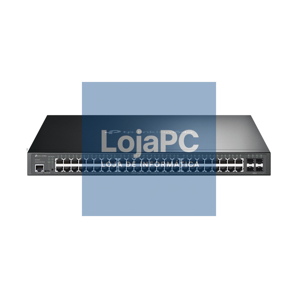 TP-LINK JetStream 52-Port Gigabit L2+ Managed Switch with 48-Port PoE+