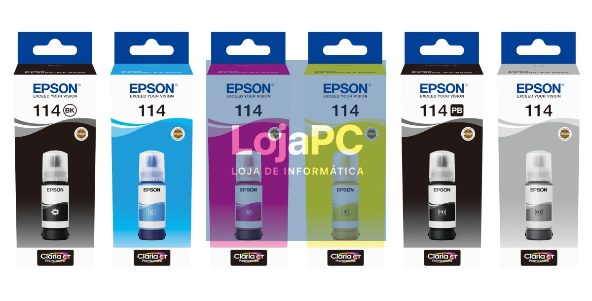 EPSON 5LB 114 EcoTank Photo Black ink bottle
