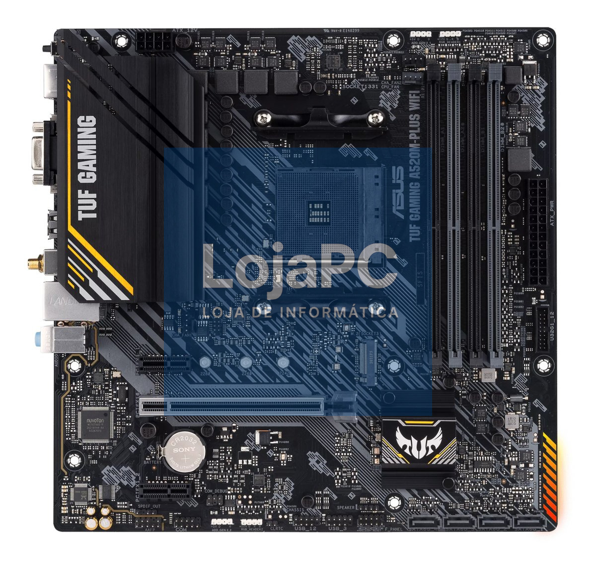 ASUS TUF GAMING A520M-PLUS WIFI AMD A520 microATX 4DDR4