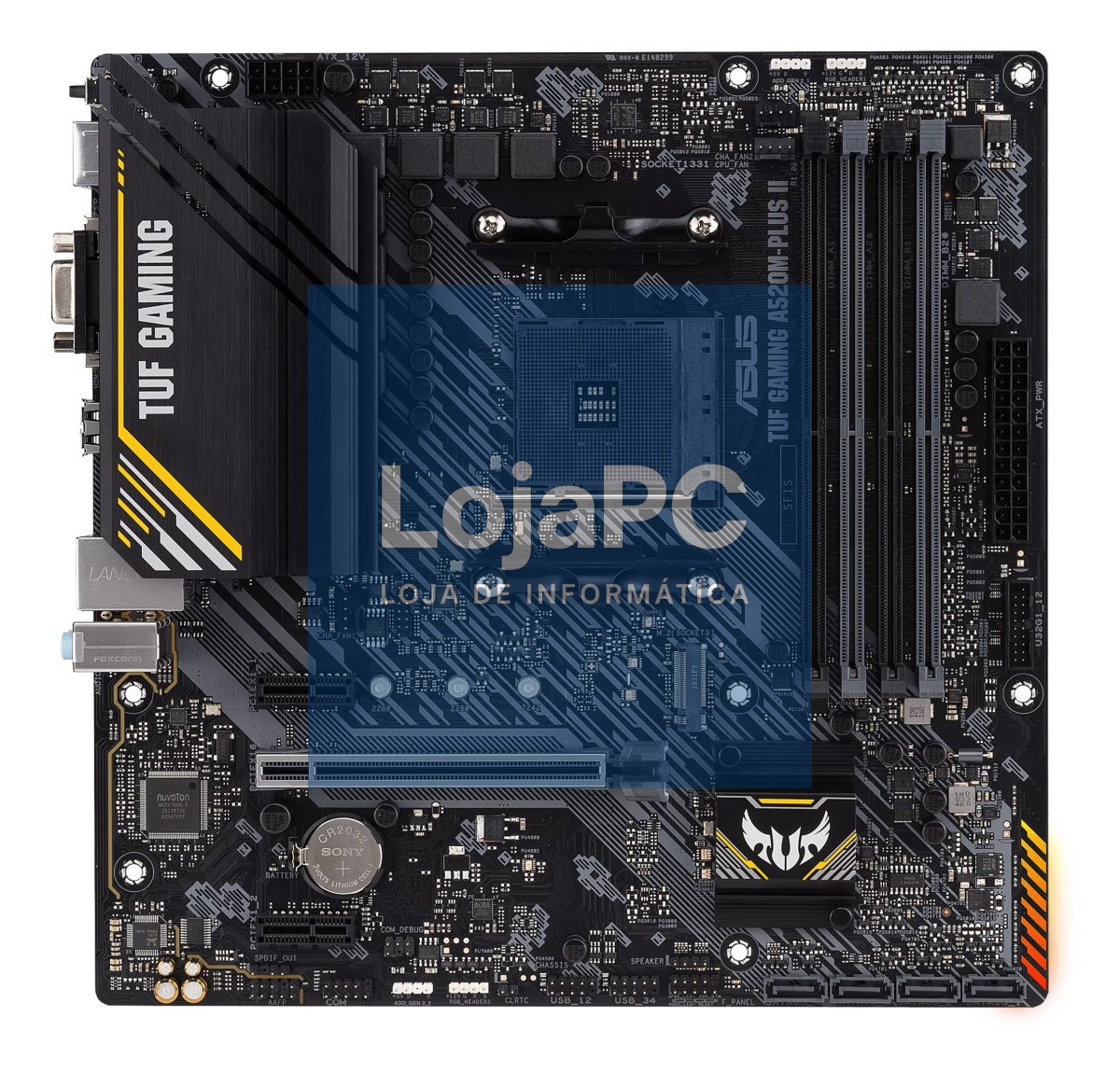 ASUS TUF GAMING A520M-PLUS II AMD A520 microATX 4DDR4