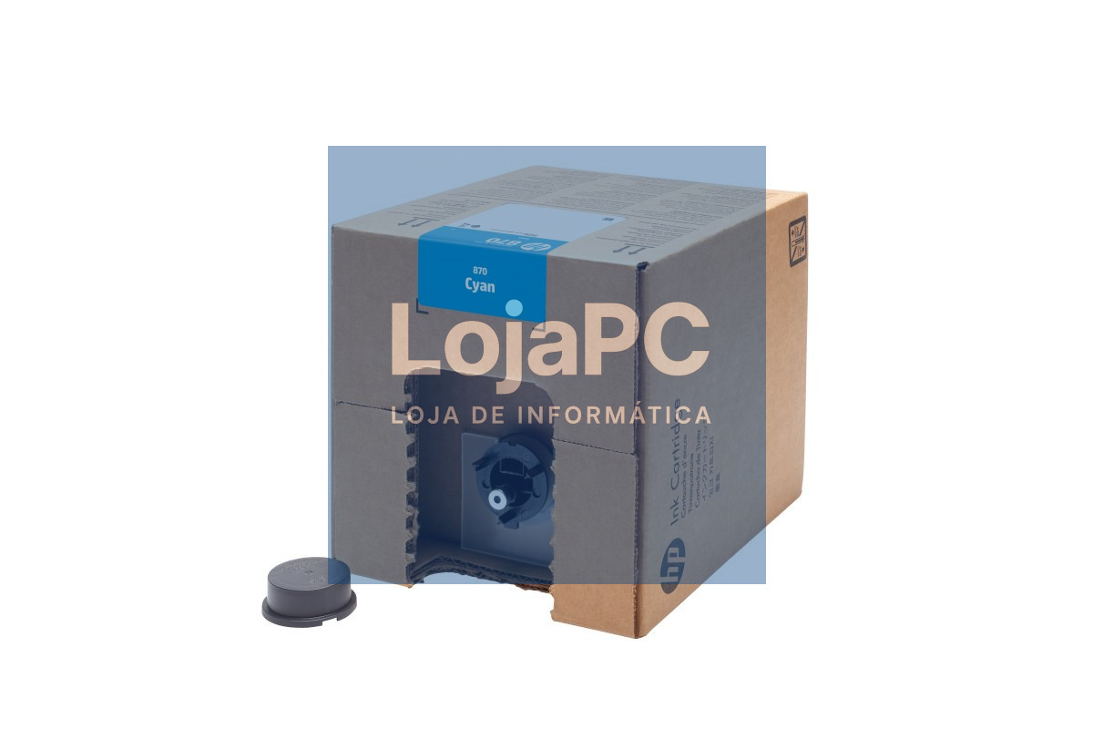 HP 870 5L Cyan PageWide XL Pro Ink Cartridge