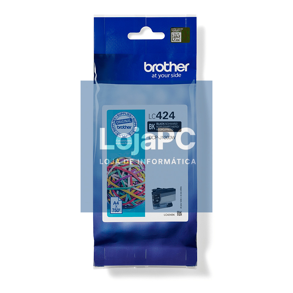 BROTHER LC424BK INK FOR MINI19 BIZ-SL