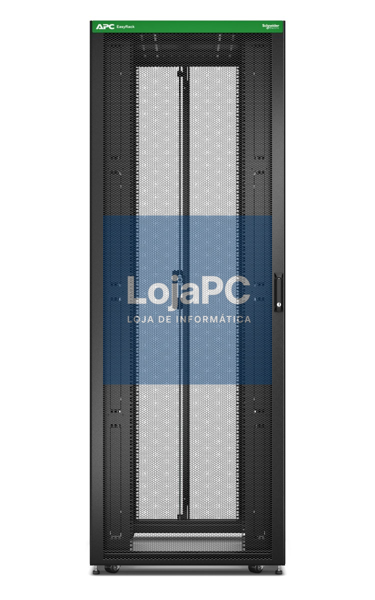 APC Easy Rack 82Ux800x1200 Roof/Side panel/castors/feet No Bottom 4 Brackets black