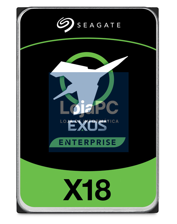 SEAGATE EXOS X18 16TB SAS 7200rpm 256MB cache 512e/4Kn Helium SED Fast Format BLK