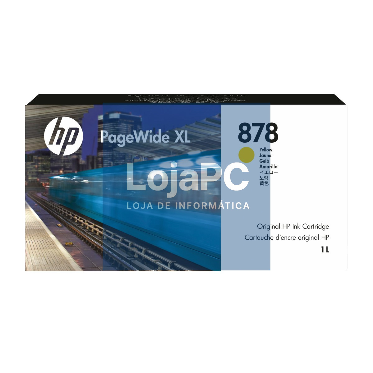 HP 878 1L Yellow PageWide XL Ink Crtg