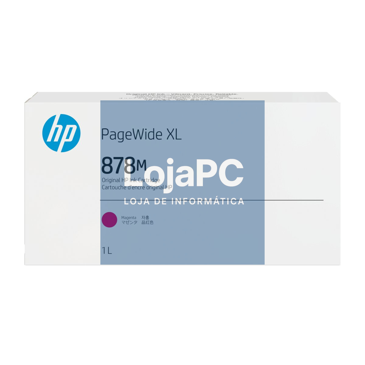 HP 878M 1L Magenta PageWide XL Ink Crtg