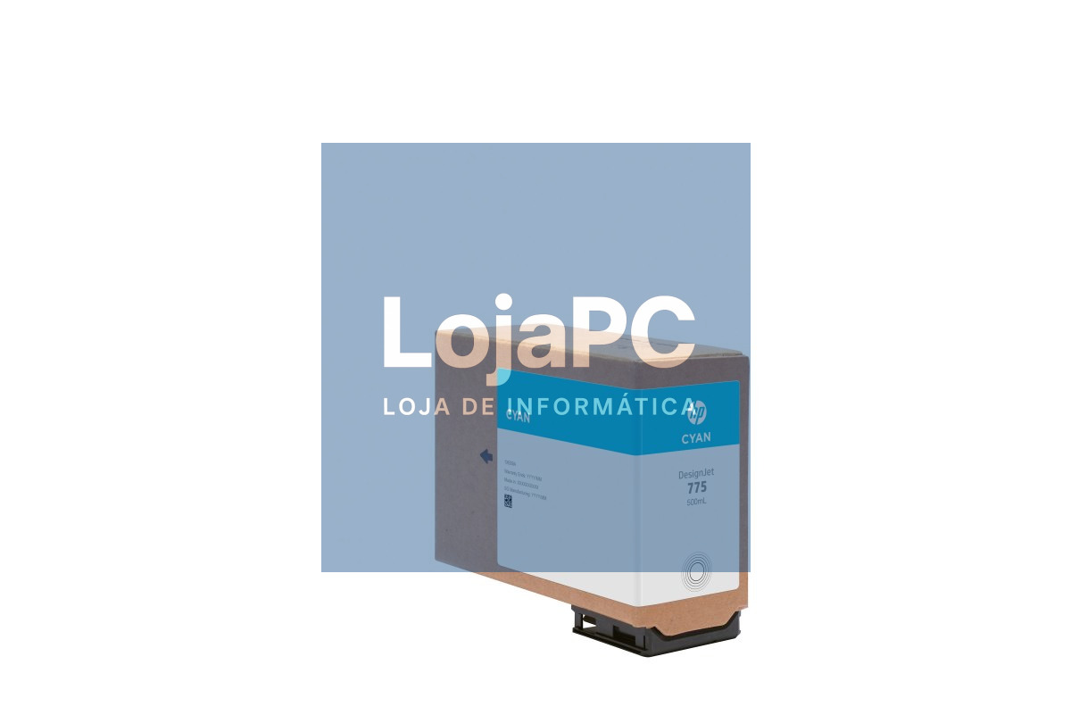 HP 775 500-ml Cyan Ink Cartridge