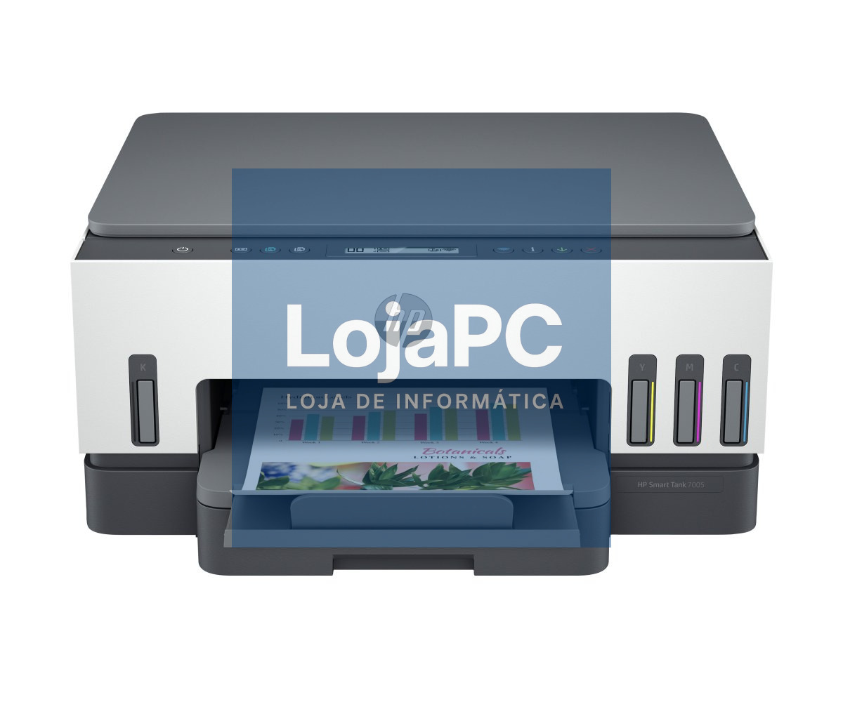 HP Smart Tank 7005 All-in-One MFP colour inkjet refillable A4 15ppm Print 250sheets USB Wi-Fi Bluetooth