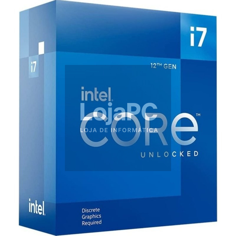 INTEL Core i7-12700KF 3.6GHz LGA1700 25M Cache No Graphics Box CPU
