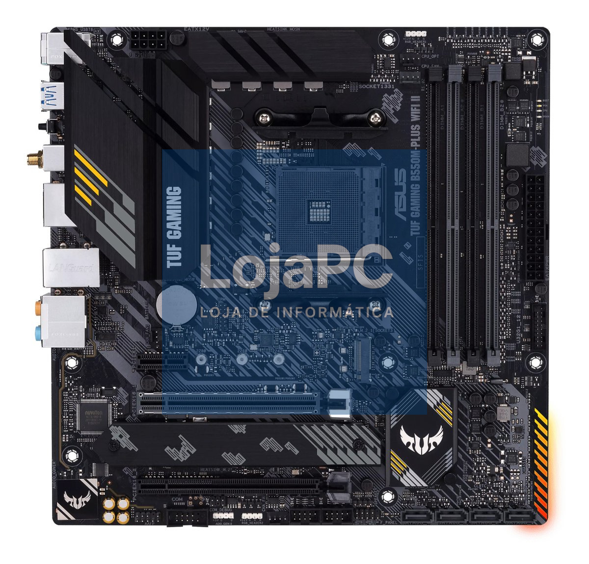 ASUS TUF GAMING B550M-PLUS WIFI II AM4 Socket 4x4DDR 1xHDMI 1xDP 2xM.2