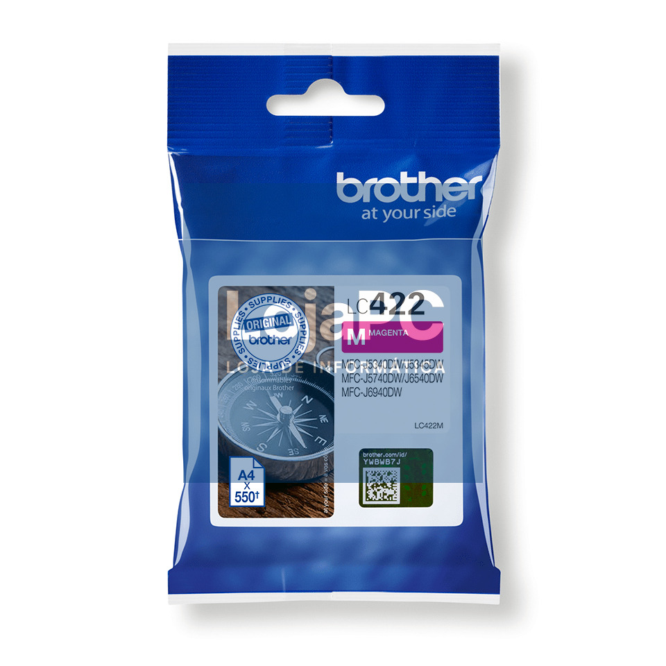 BROTHER LC422M Ink Cartridge For BH19M/B Compatible with MFC-J5340DW MFC-J5740DW MFC-J6540DW MFC-J6940DW 550 pages