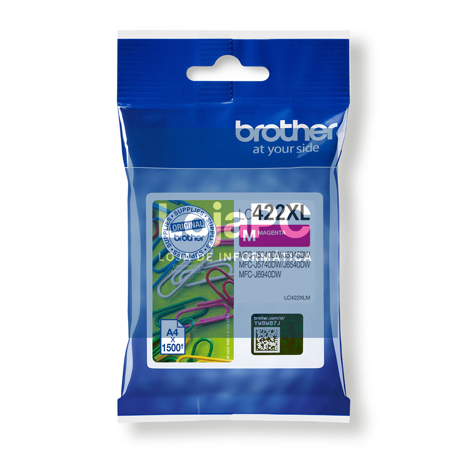 BROTHER LC422XLM HY Ink Cartridge For BH19M/B Compatible with MFC-J5340DW MFC-J5740DW MFC-J6540DW MFC-J6940DW 1500 pages