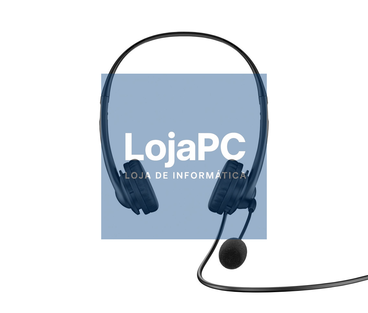 HP G2 Headset on-ear wired USB shadow black