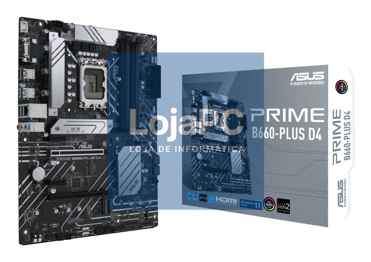 ASUS PRIME B660-PLUS D4 LGA1700 DDR4 ATX MB
