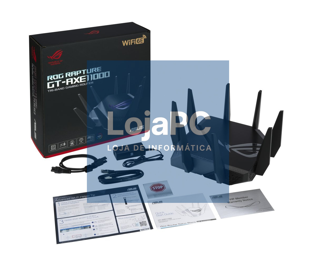 ASUS ROG Rapture GT-AXE11000 Tri-band WiFi 6E 802.11ax Gaming Router 2.5G WAN/LAN port VPN Fusion AiMesh support