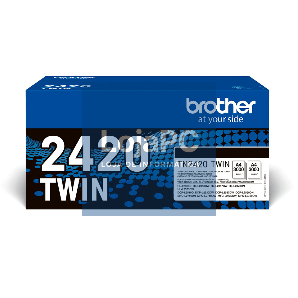 BROTHER TN2420 TWIN-pack black toners BK 3000pages/cartridge