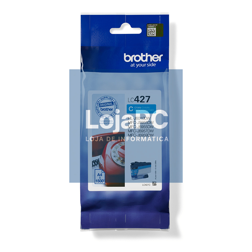 BROTHER LC427C Cyan Ink Cartridge 1500 Pages