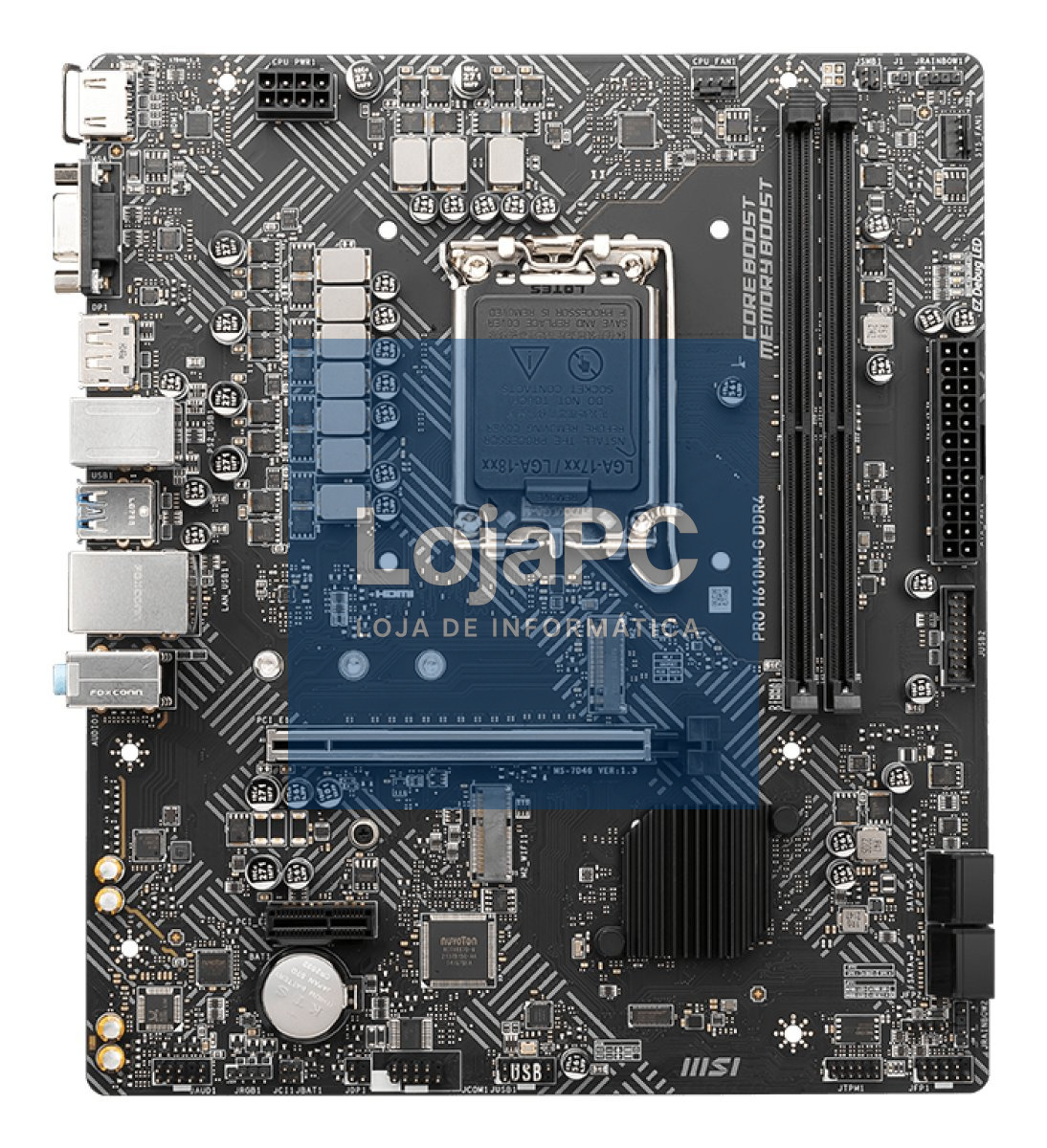 MSI PRO H610M-G LGA1700 2xDDR4 1xM.2 4xSATA