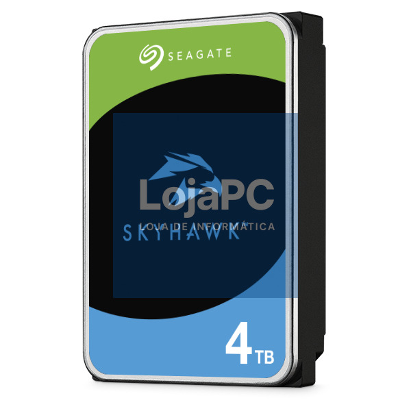 SEAGATE Surv. Skyhawk 4TB HDD CMR 5400rpm SATA serial ATA 6Gb/s 256MB cache 3.5inch 24x7 workloads BLK